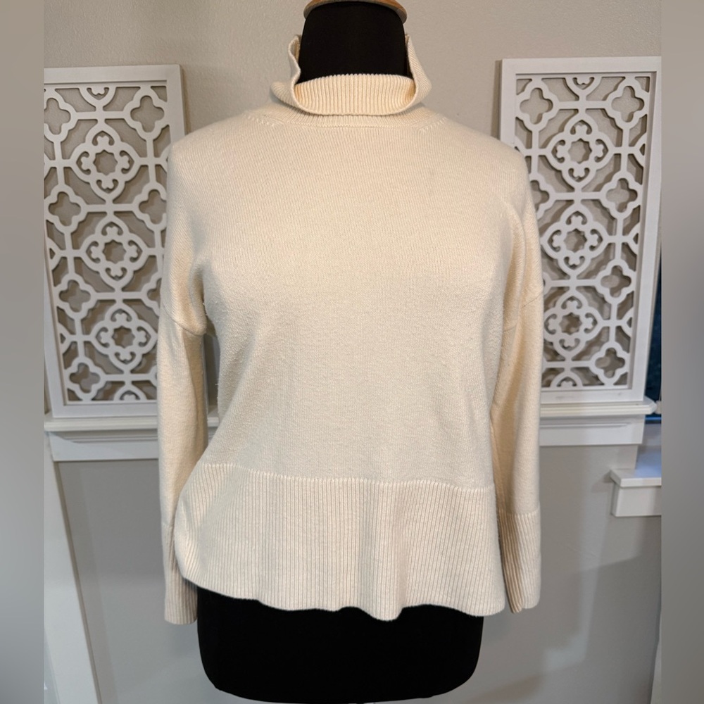 Off-White Turtleneck Sweater